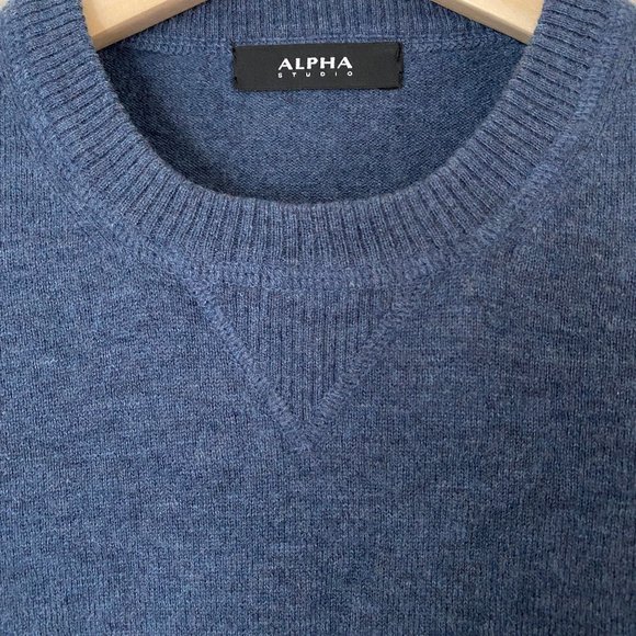 Alpha Studio Men's Wool Sweater - Picture 4 of 6